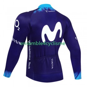 Maillot Cyclisme Manches Longues Movistar 2023
